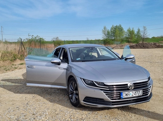 Volkswagen Arteon cena 105000 przebieg: 141000, rok produkcji 2018 z Siechnice małe 254